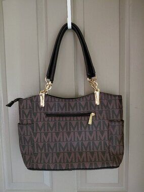 Michael Kors Dark Brown Shoulder/Tote Bag